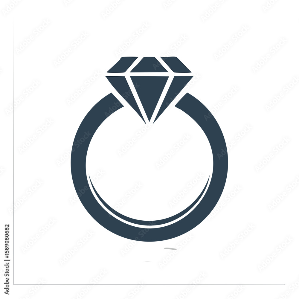 Elegant Diamond Ring Icon Solitaire Jewel Engagement Anniversary Celebration Luxury Love Commitment Romance Fashion Elegant Diamond Ring Icon Solitaire Jewel Engagement Anniversary Celebration Luxury Love Commitment Romance Fashion