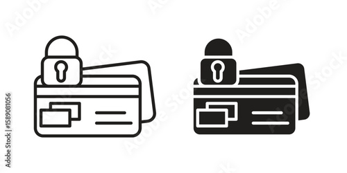 Credit limit icon for web designs. editable pictogram.