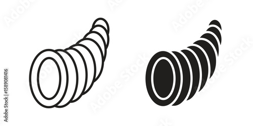 Cornucopia icon for web designs. editable pictogram.