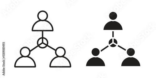 Coordinate icon for web designs. editable pictogram.