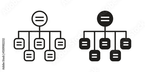 classification icon for web designs. editable pictogram.