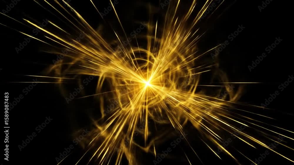 Void Light Rays Spark of Radiance: A mesmerizing dance of light and energy bursts forth ...