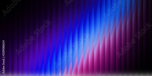 Vibrant abstract gradient background with deep blue to purple transition and glowing fractal light streaks futuristic digital artwork

