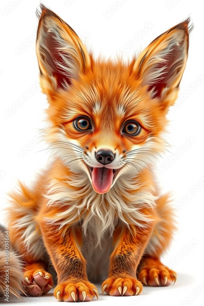 Obraz premium 3D Shibi-Fuchsjunges
