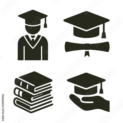 Graduation and Education Icons