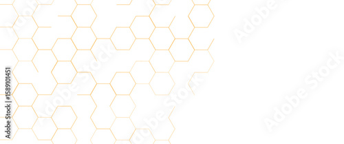 Vector modern futuristic geometric background of hexagons shape
