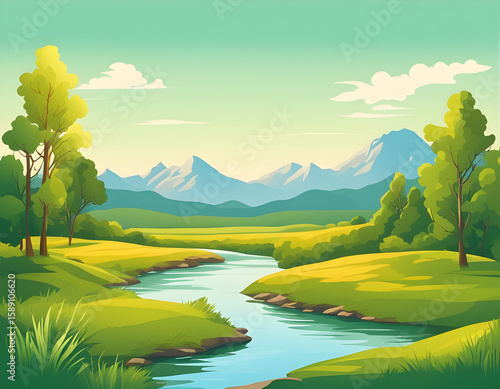 Elegant watercolor painting of a cherry blossom tree with delicate pink and white petals falling gently, set against a soft gradient background of pastel blues and purples, perfect for spring-themed w