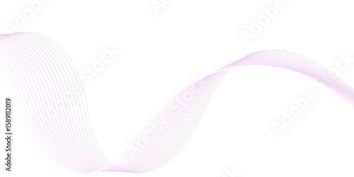 Premium abstract background design with wave line pattern texture in luxury pastel color