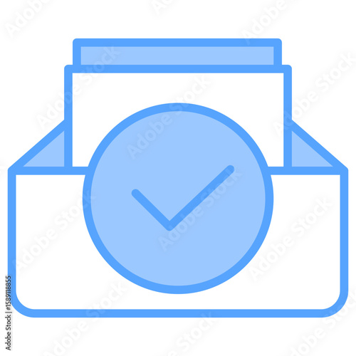 Habit Tracker Blue Icon
