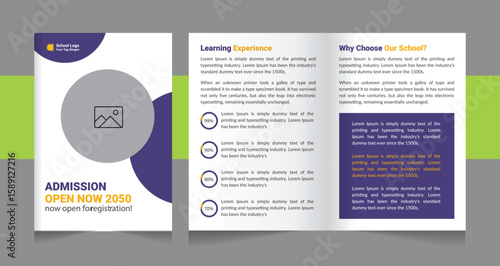 Study ‍admission abroad brochure design banner design. higher education social media post banner design set. school admission promotion banner. school admission template for social media ad.