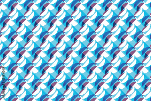 abstract random geometric vector shapes repeat pattern background abstract simple shapes circle, square, semi circle. Colorful seamless random pattern design background