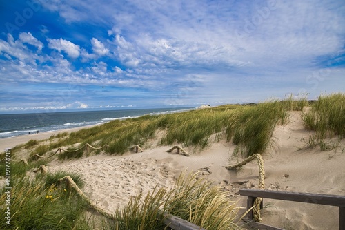 Sylt, Schleswig-Holstein, Nordsee, Weg zum Strand bei Kampen