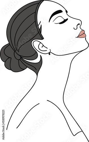 woman silhouette illustration 