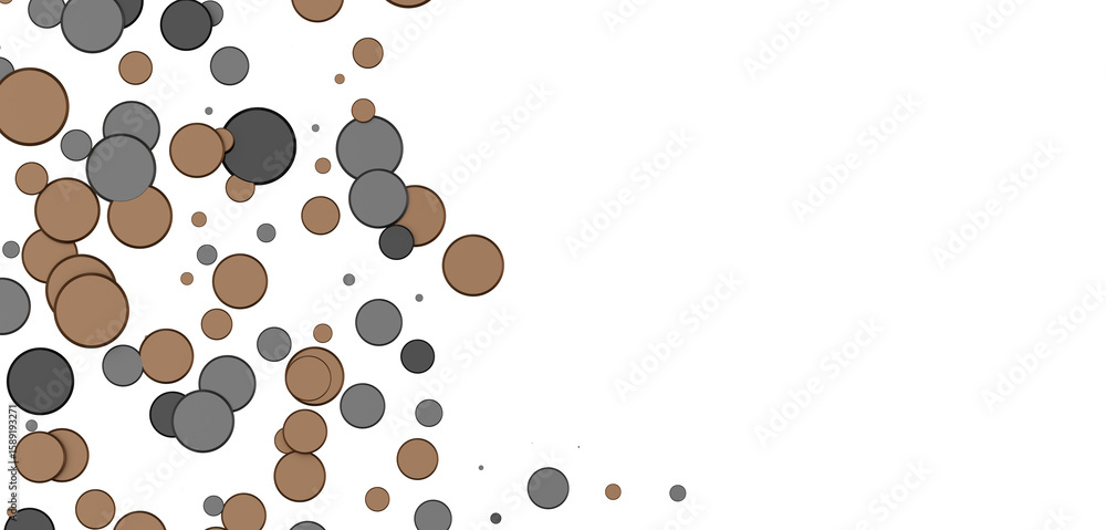 Obraz premium silver confetti explosion festive background