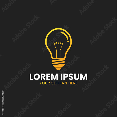 Illuminating Innovation: A stylized graphic featuring a glowing light bulb on a sleek backdrop, representing the spark of creativity and the genesis of ideas.
