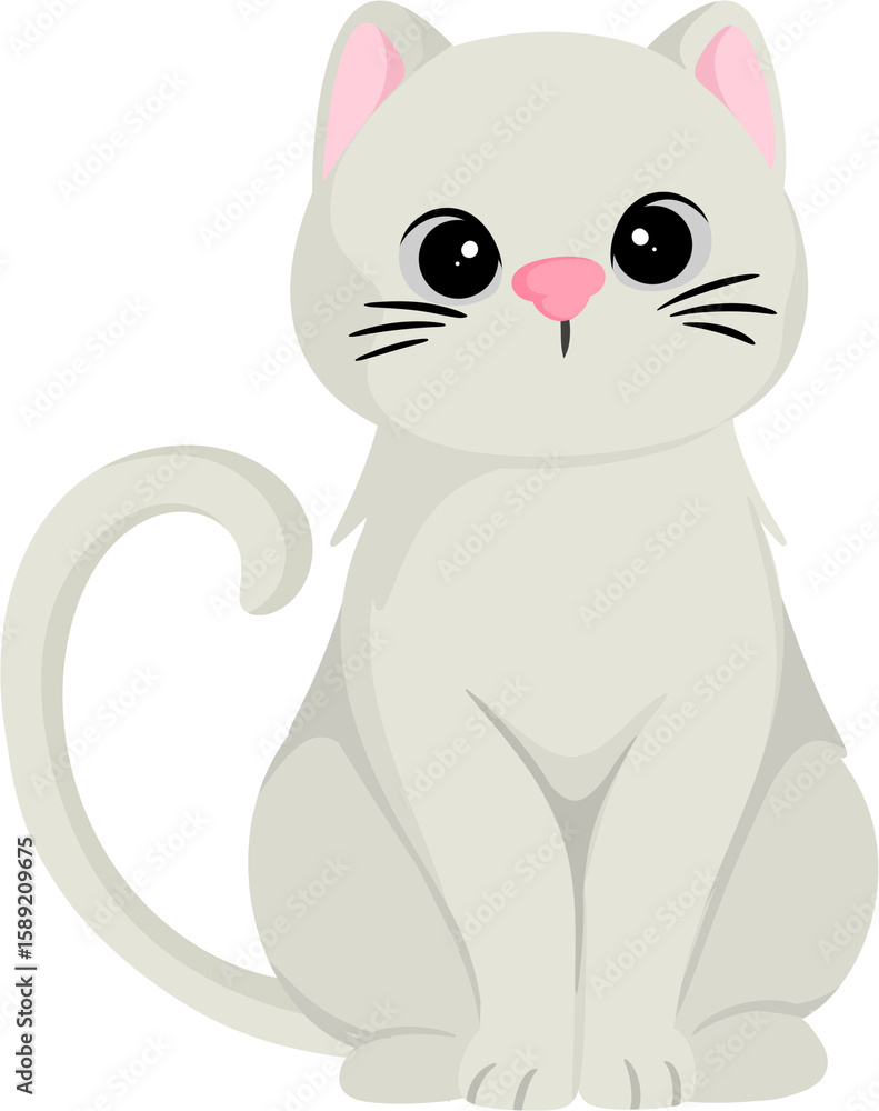 Fototapeta premium illustration british shorthair