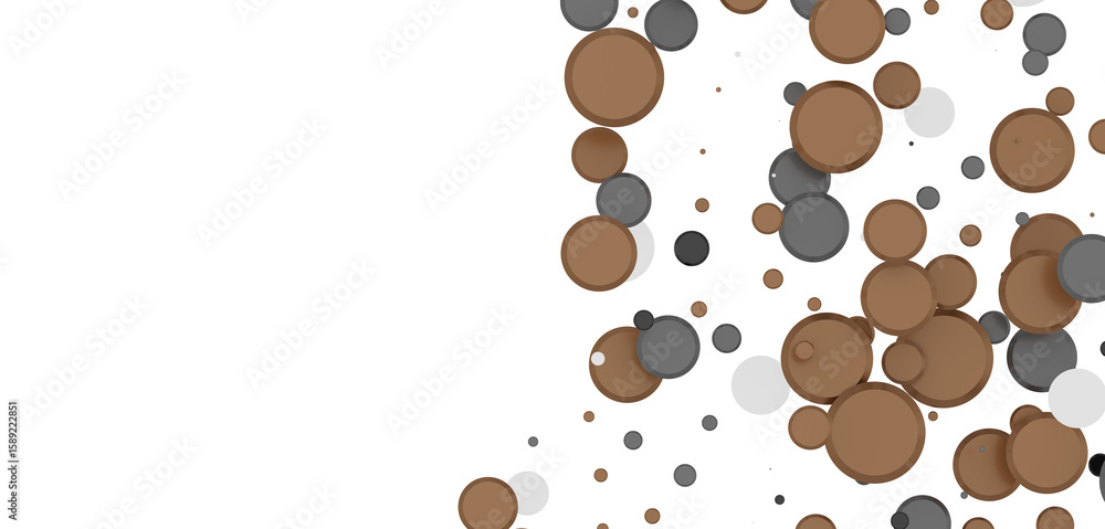 Obraz premium Multicolor confetti abstract background with a lot of falling pieces, isolated on a white background. Festive decorative tinsel element for design