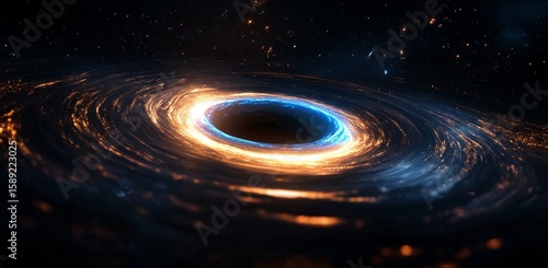 Exploring the Mysteries of a Black Hole in the Vast Universe.