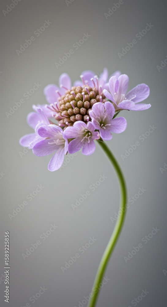 Obraz premium Delicate light purple flower, soft focus