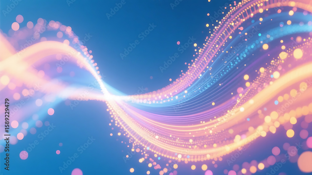 Fototapeta premium abstract background with waves