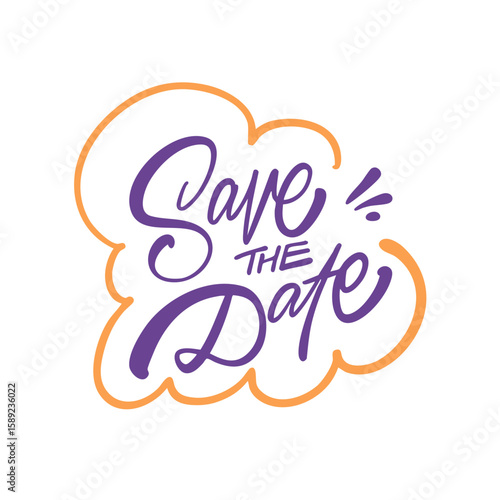 Save the date with our beautifully designed calligraphy for your upcoming events