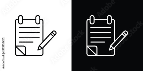 Wills and trusts icon website stock illustration. stroke symbols