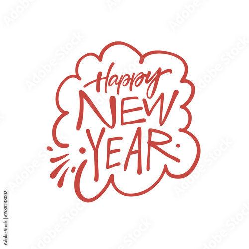 A Cheerful New Year Celebration graphic that spreads joy and positivity during the festive season