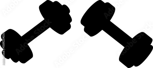 Dumbbell vector art, dumbbell art, fitness dumbbell vector art design, Vector of modern gym dumbbell art, fitness equipment isolated