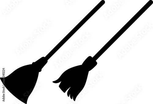 Broomstick vector art, broomstick art, broomstick vector art design, Vector of modern broomstick art, broomstick isolated