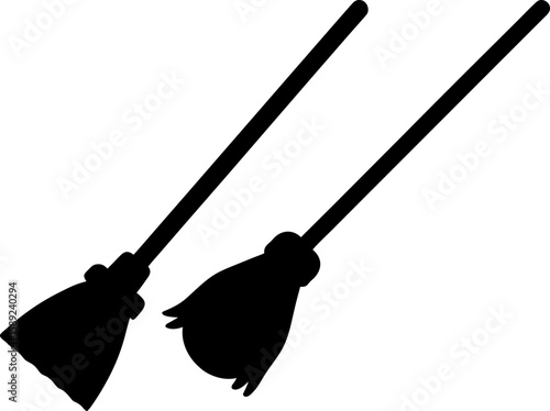 Broomstick vector art, broomstick art, broomstick vector art design, Vector of modern broomstick art, broomstick isolated