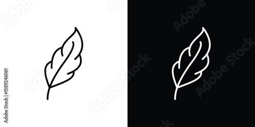 Light weight icon website stock illustration. stroke symbols
