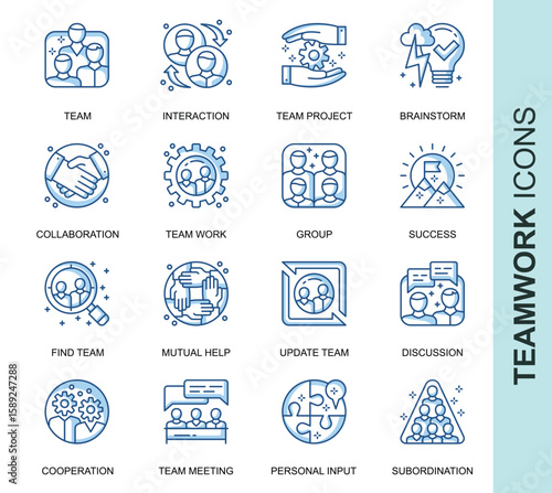 Teamwork icons