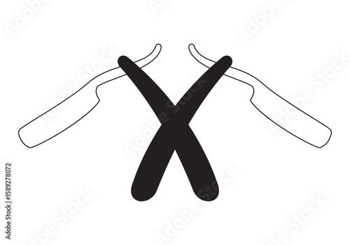 Hair Accessories Silhouette Vector
Vector Set Of Hairdressing Accessories
barbershop icons isolated on white background. 12 Barbershop and haircuts salon design elements. Vector design