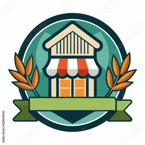 Set of Restaurant menu and bar labels with unique shapes and text designs as well as utensils and drinkware