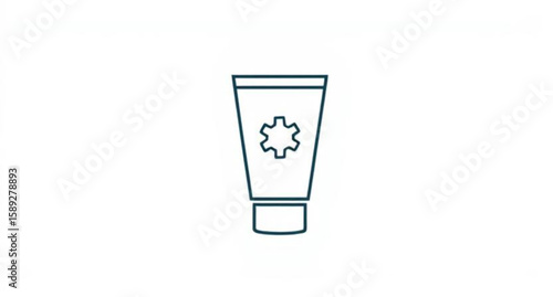 Lotion bottle icon, Skincare icon, Sun protection vector, Sunscreen bottle, Sun cream illustration, Skin care product, SPF cream icon, Cosmetic icon, UV shield icon, Summer skincare, Sun lotion icon, 