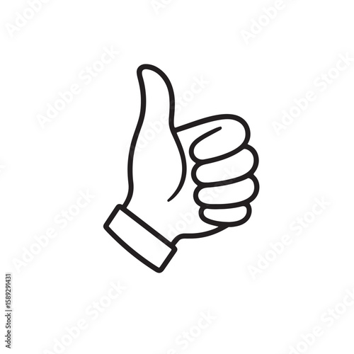 hand with thumb up