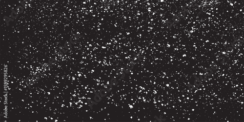 Overlays stamp texture with effect grunge, damage, old, concrete, spray effect and  abstract dust particle texture and dust grain texture set against a black background. 