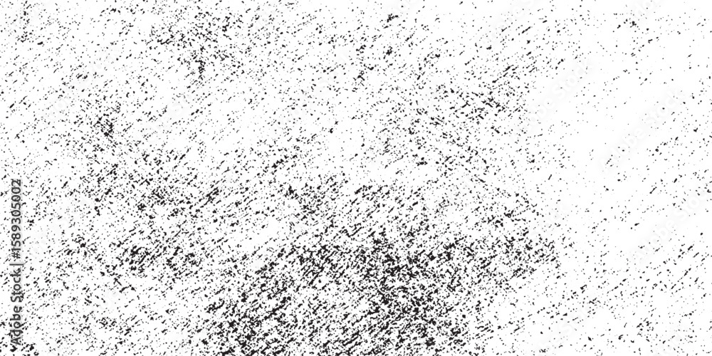 Fototapeta premium Distress overlay vector textures Distressed overlay texture for your design, scratched grunge urban background Old grunge black texture design. Grunge background