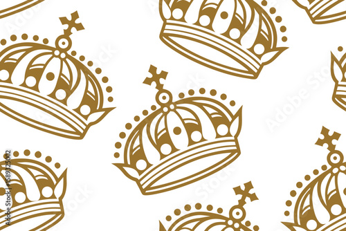 Golden Crown Pattern royal regal