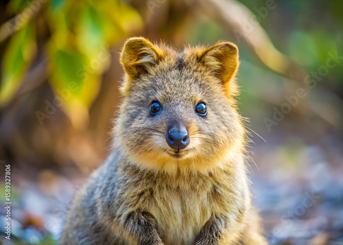 Wallpaper Mural Quokka standing in bushland looking curious Torontodigital.ca