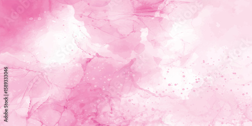 Watercolor Pink Haze Background – Subtle Artistic Brush Texture for Blog Headers and Wedding Cards. Soft Light Texture for Fashion Branding and Editorial Designs