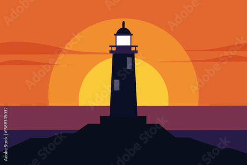 lighthouse on the island