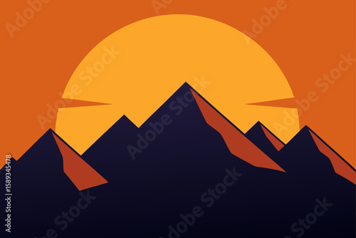 vector illustration of a pyramid