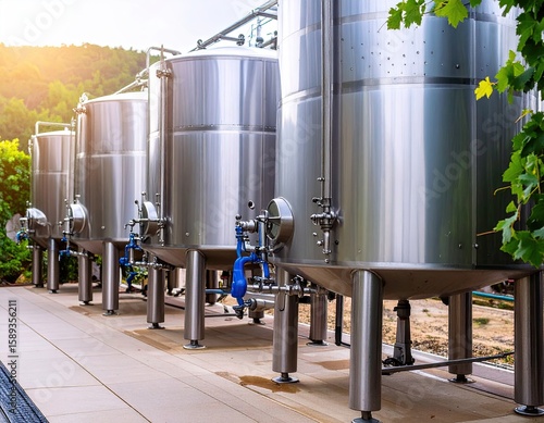 Stainless steel tanks for fermentation