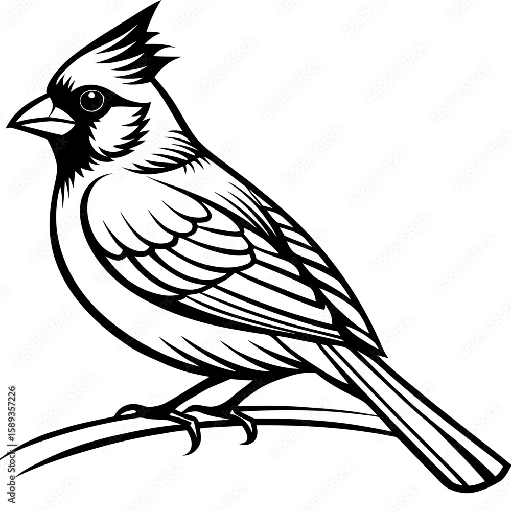 Fototapeta premium vector illustration of a bird