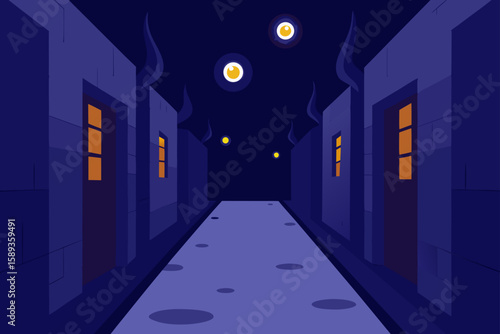 night city in the night