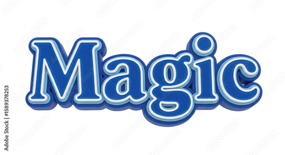 Isolated Magic Text Isolated Magic Text