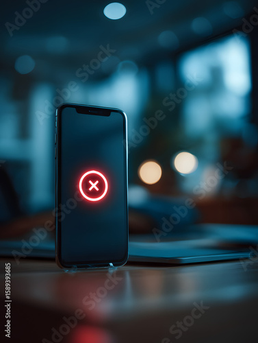 Digital Detox Notification on Smartphone Screen Indicating Disconnect and Focus on Well-Being in Modern Life