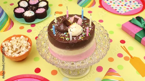 Little Candles on Cake Widescreen