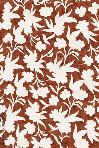 indian top  printed fabric allover 